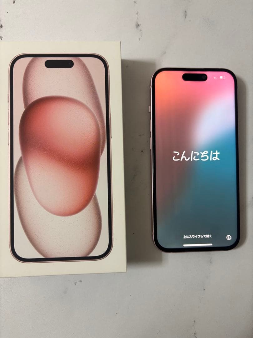 iphone15 256GB ピンク SIMフリー 【画面修理歴あり】