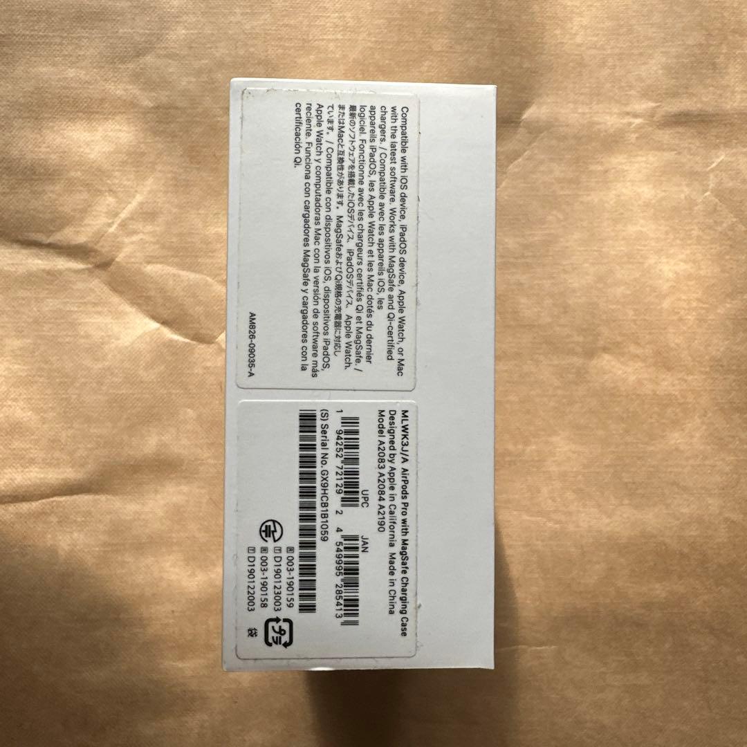 Apple MLWK3J/A　AirPodsPro(第1世代)MagSafe対応