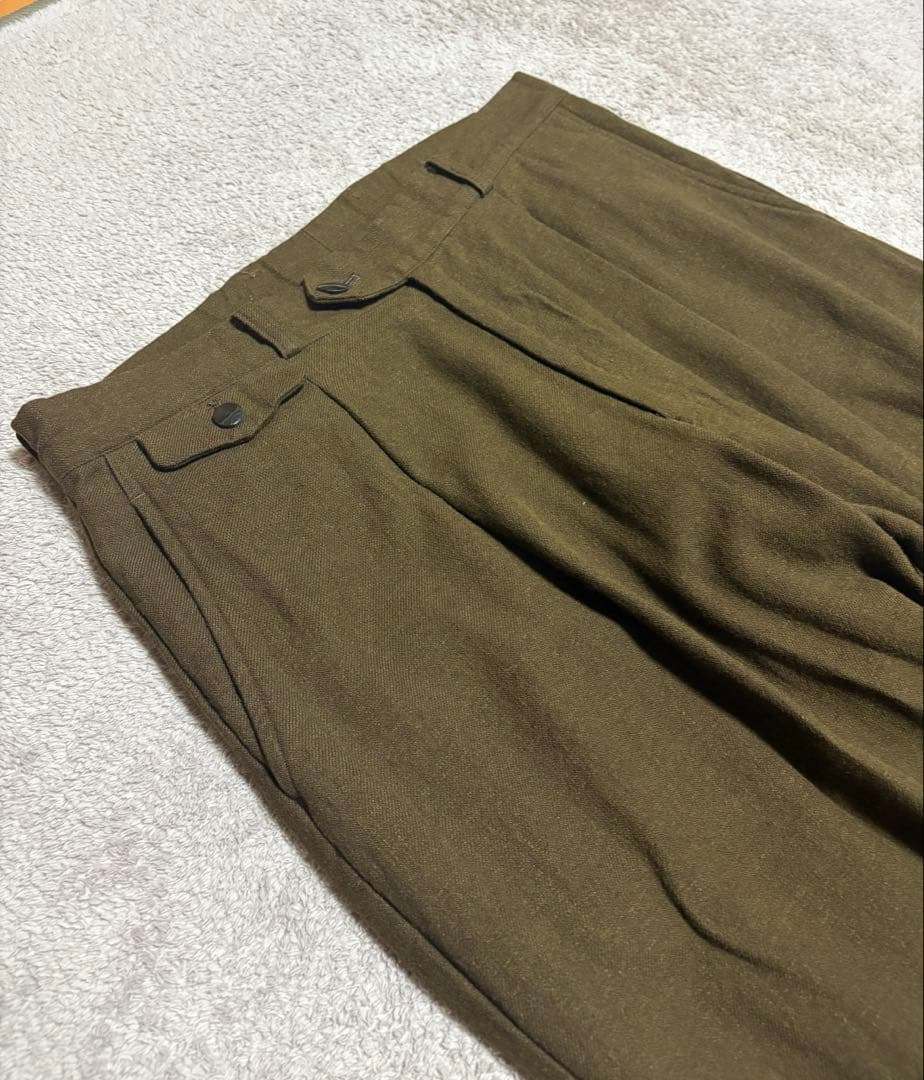 90年代　ヨウジヤマモトプルオム　リネン　ワイドスラックス　archive