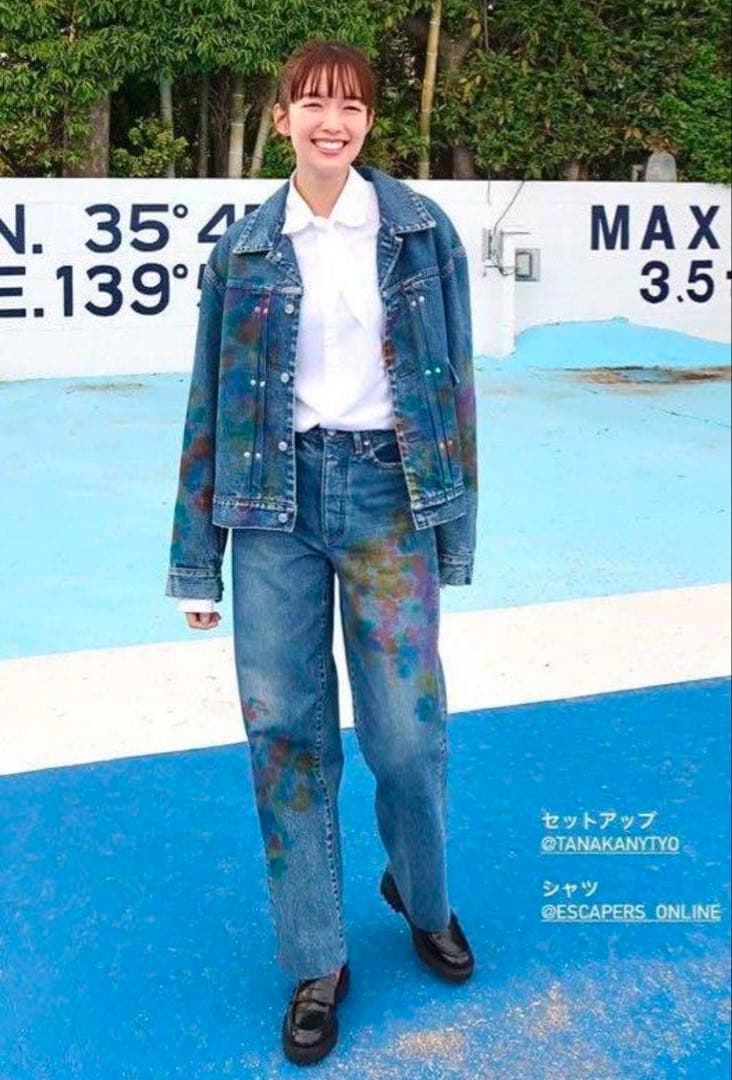 TANAKA デニムジャケット デニムブルー