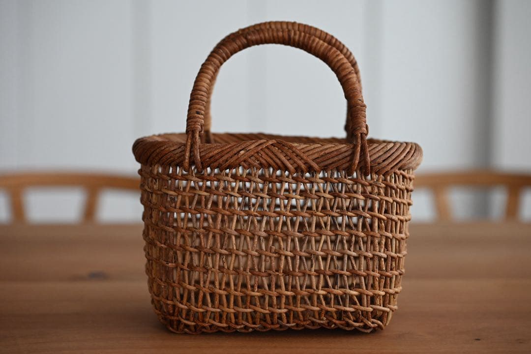 中川原信一 あけび籠 カゴバッグ