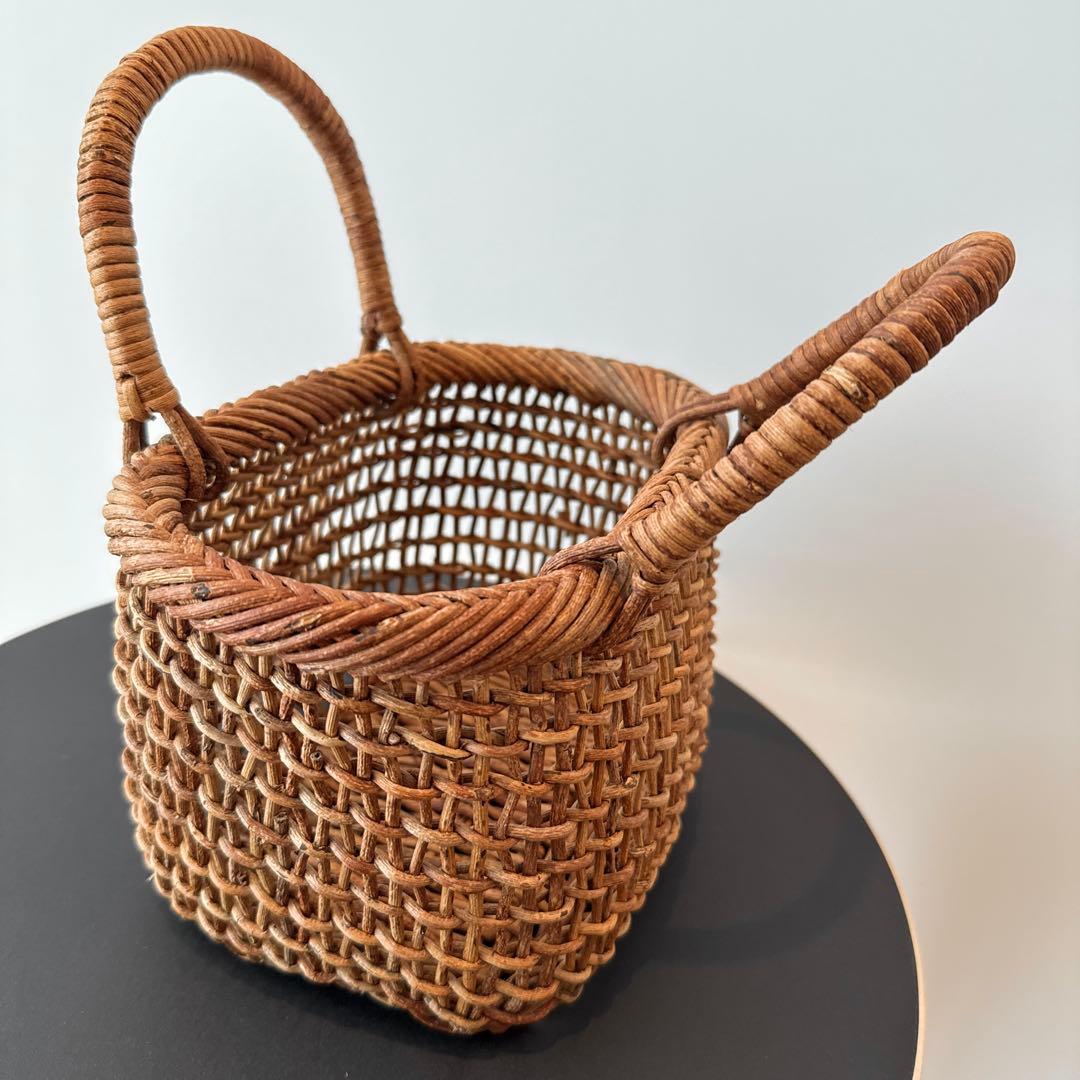 中川原信一 あけび籠 カゴバッグ