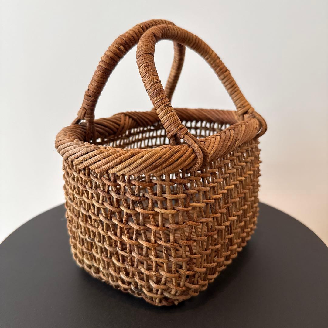 中川原信一 あけび籠 カゴバッグ