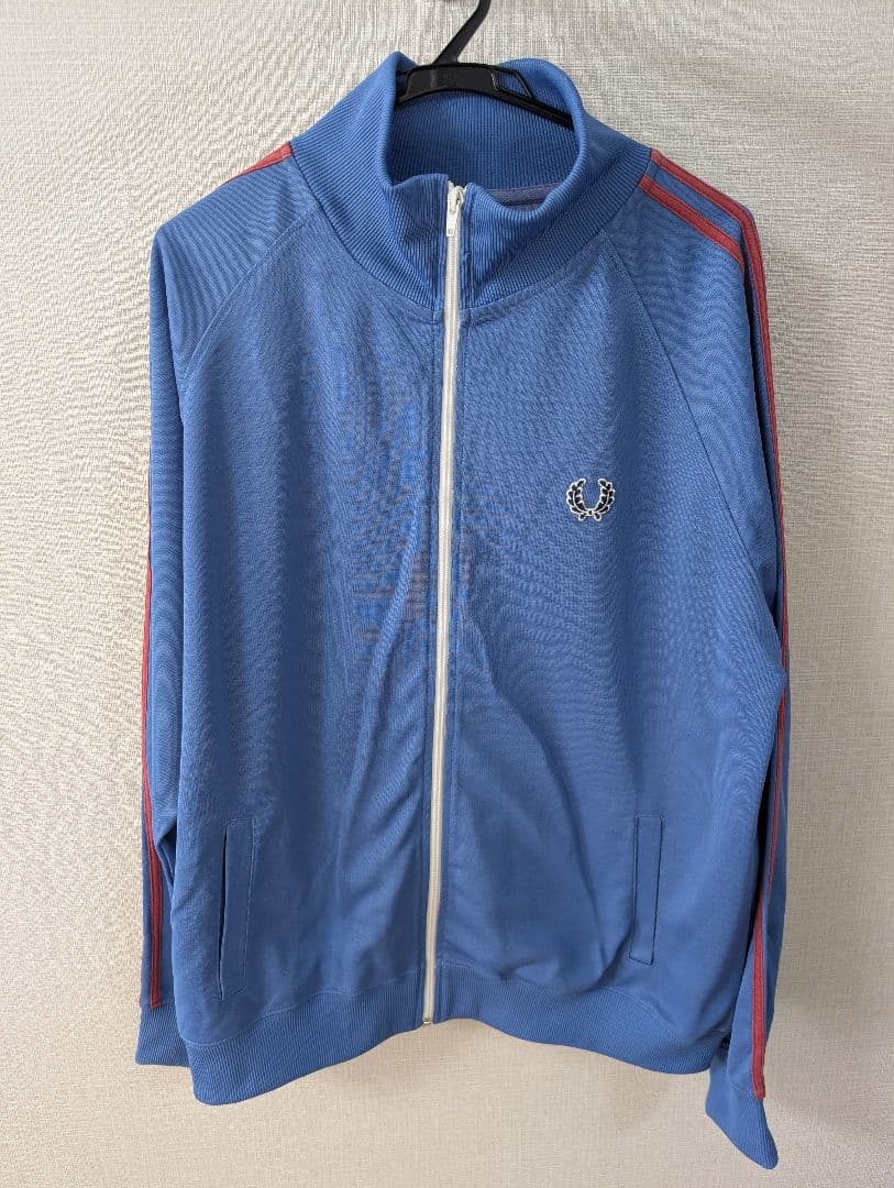 FRED PERRY ブルー ジャージ XL