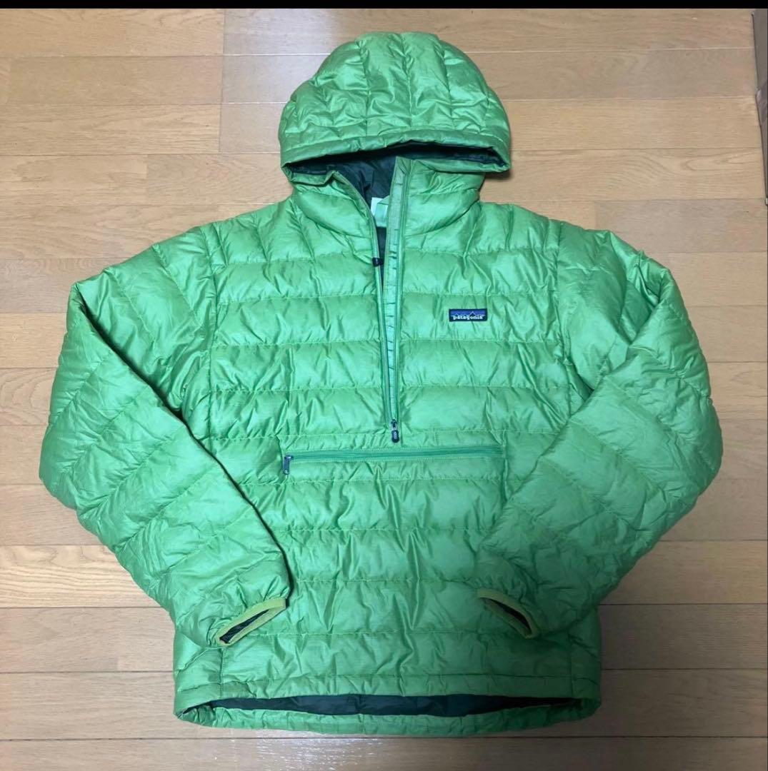 Patagonia ダウン　プルオーバー　ライトグリーン