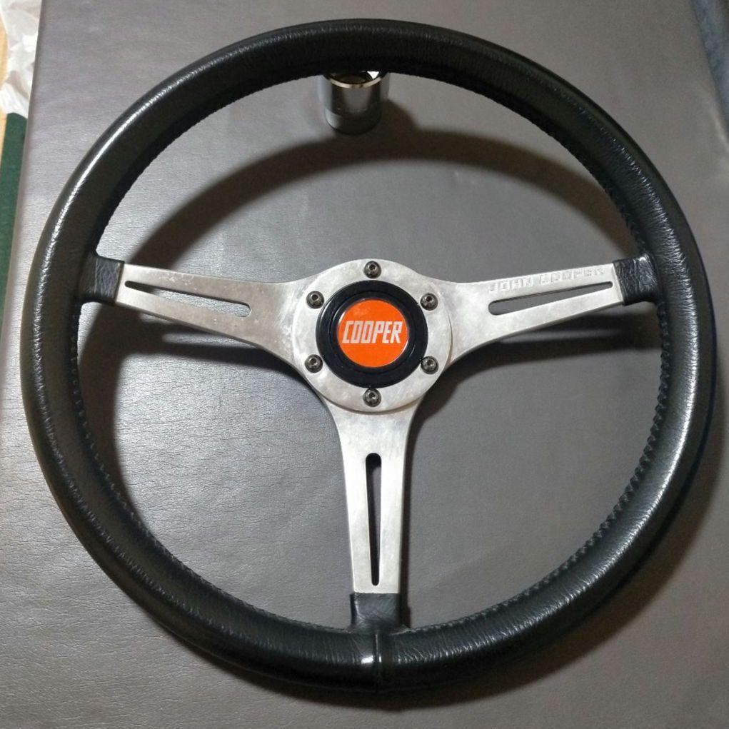 ローバーミニ JOHN COOPER ステアリング