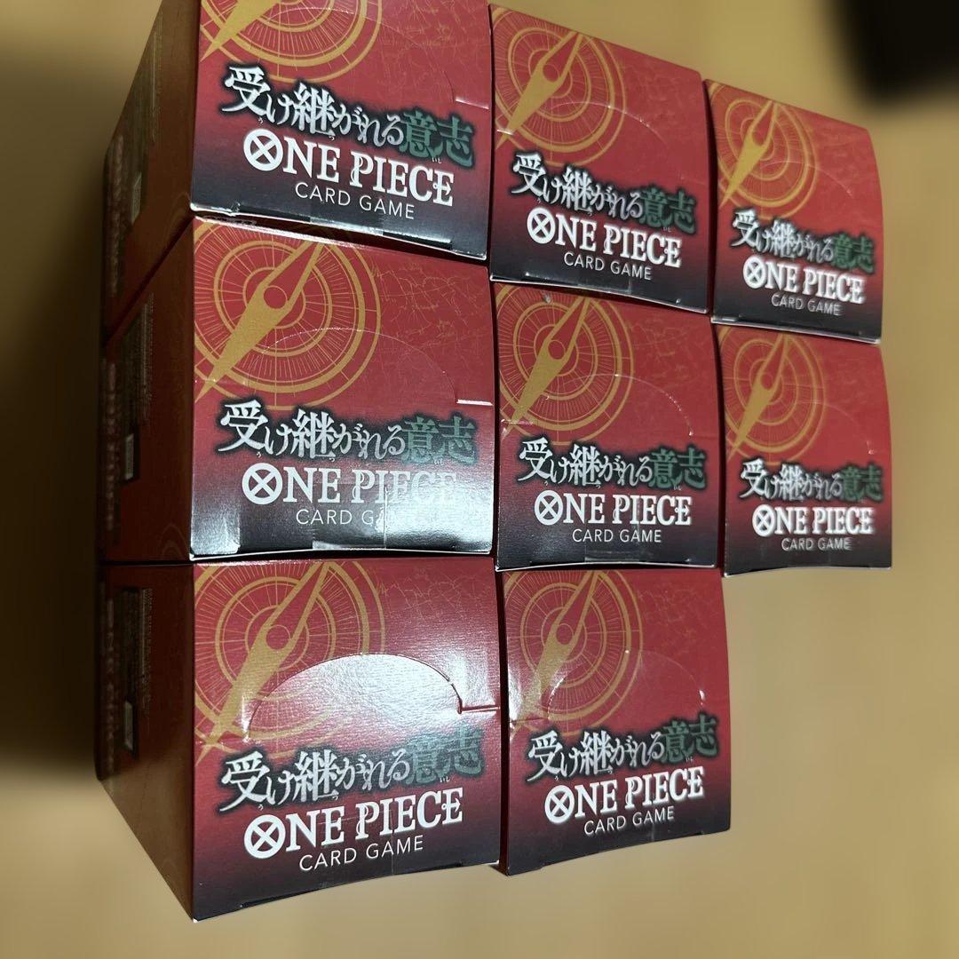ワンピースカードゲーム　受け継がれる意志　8BOX テープ付き 受け継がれる