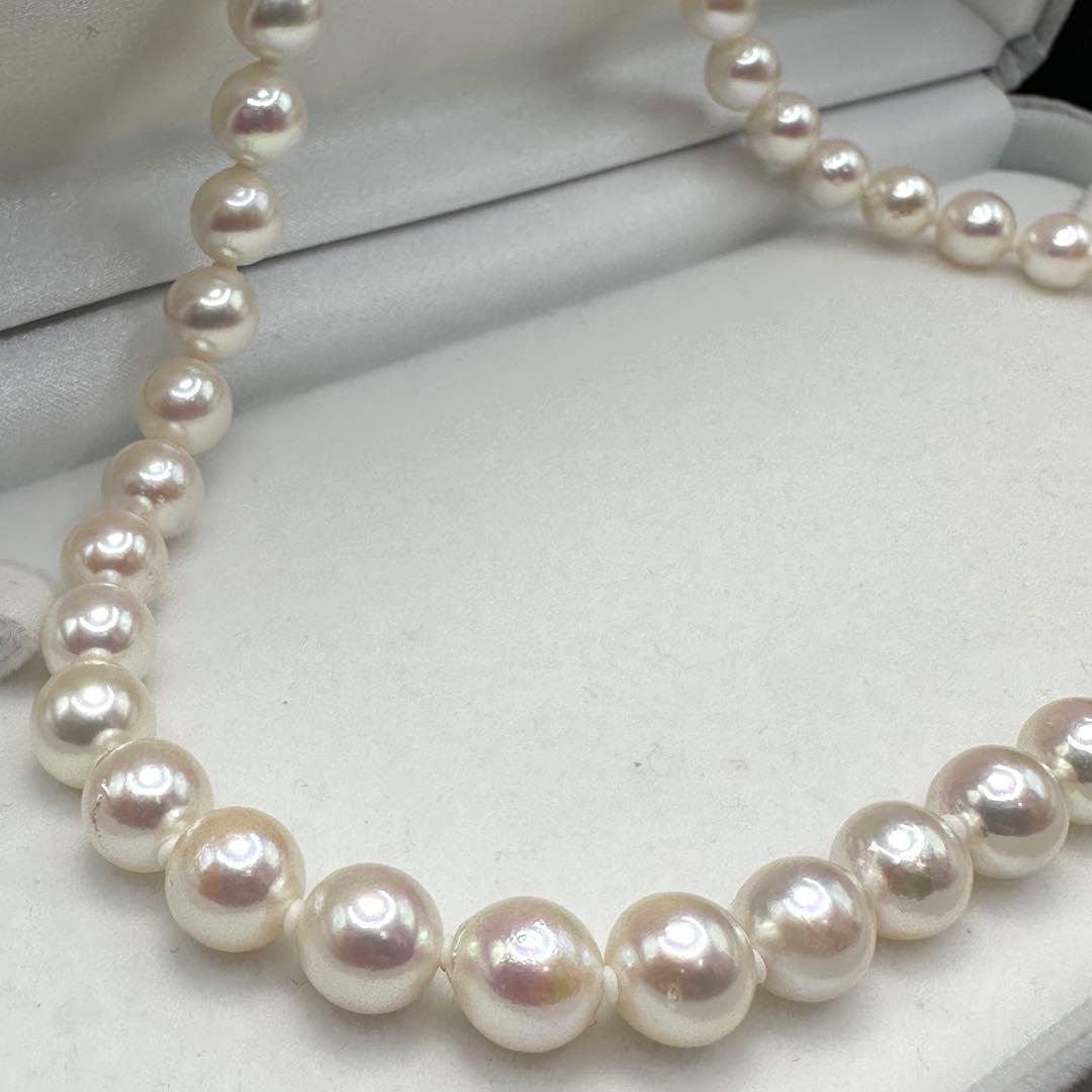 照り強✨ 大粒 あこや パール ネックレス 真珠 レディース アクセサリー sv