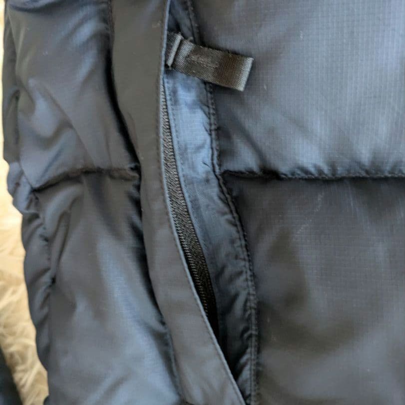 極美品　 ザノースフェイス　ヌプシジャケット　ネイビー×ブラック　キッズ　150