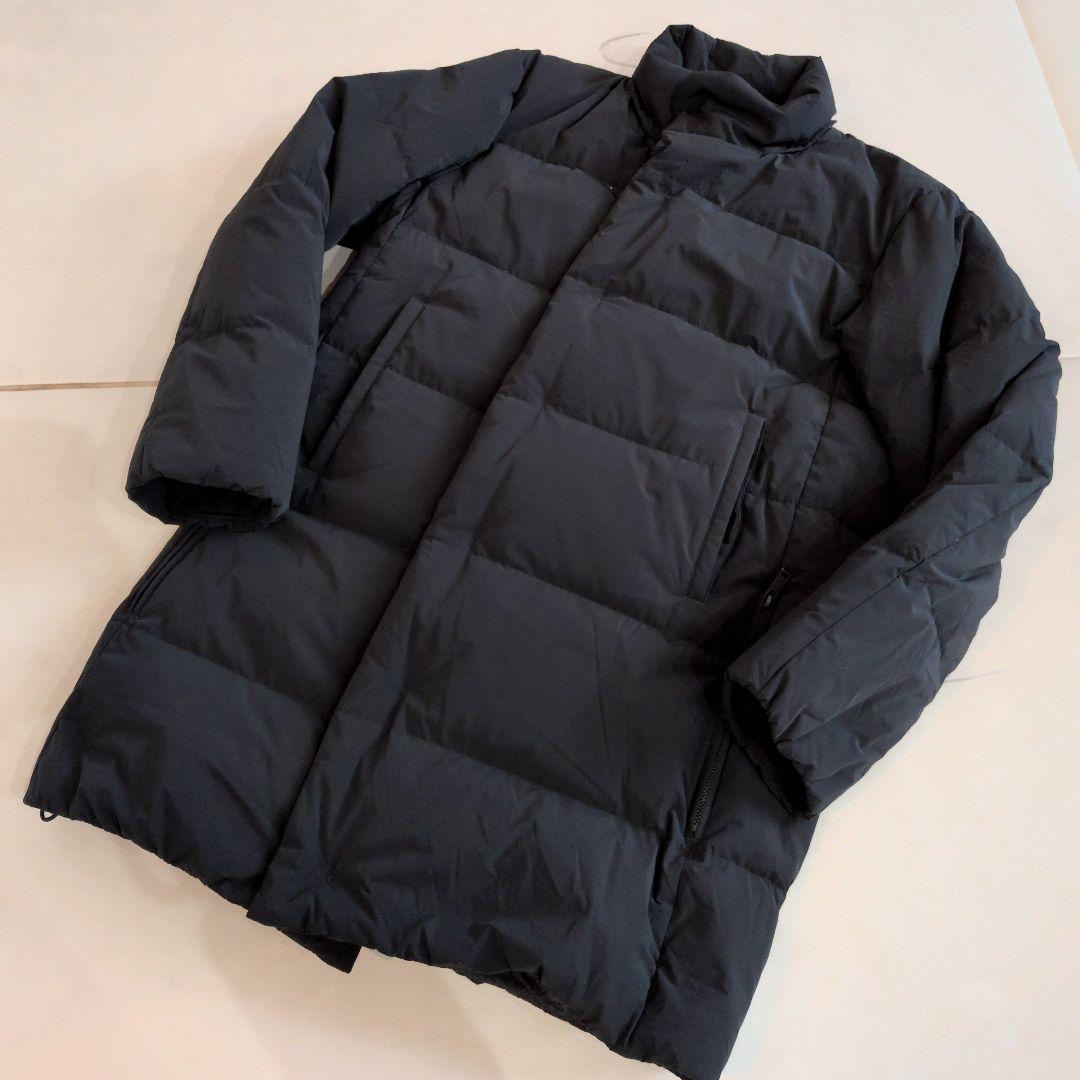 【現行】Theory ダウンコート ミドル丈 ブラック S フード欠品