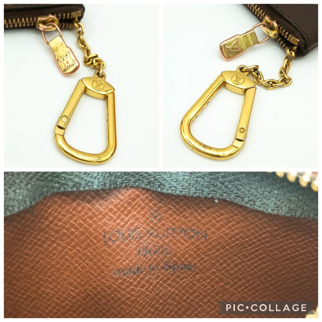 【美品S】ルイヴィトン　ポシェットクレ　モノグラム　ケース