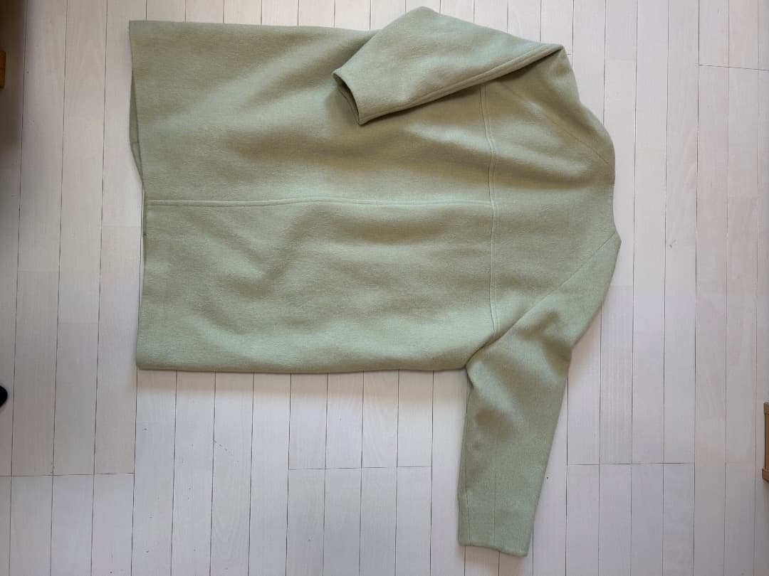 LOUNIE ルーニィ ノーカラーコート ウール アルパカ混 サイズ40