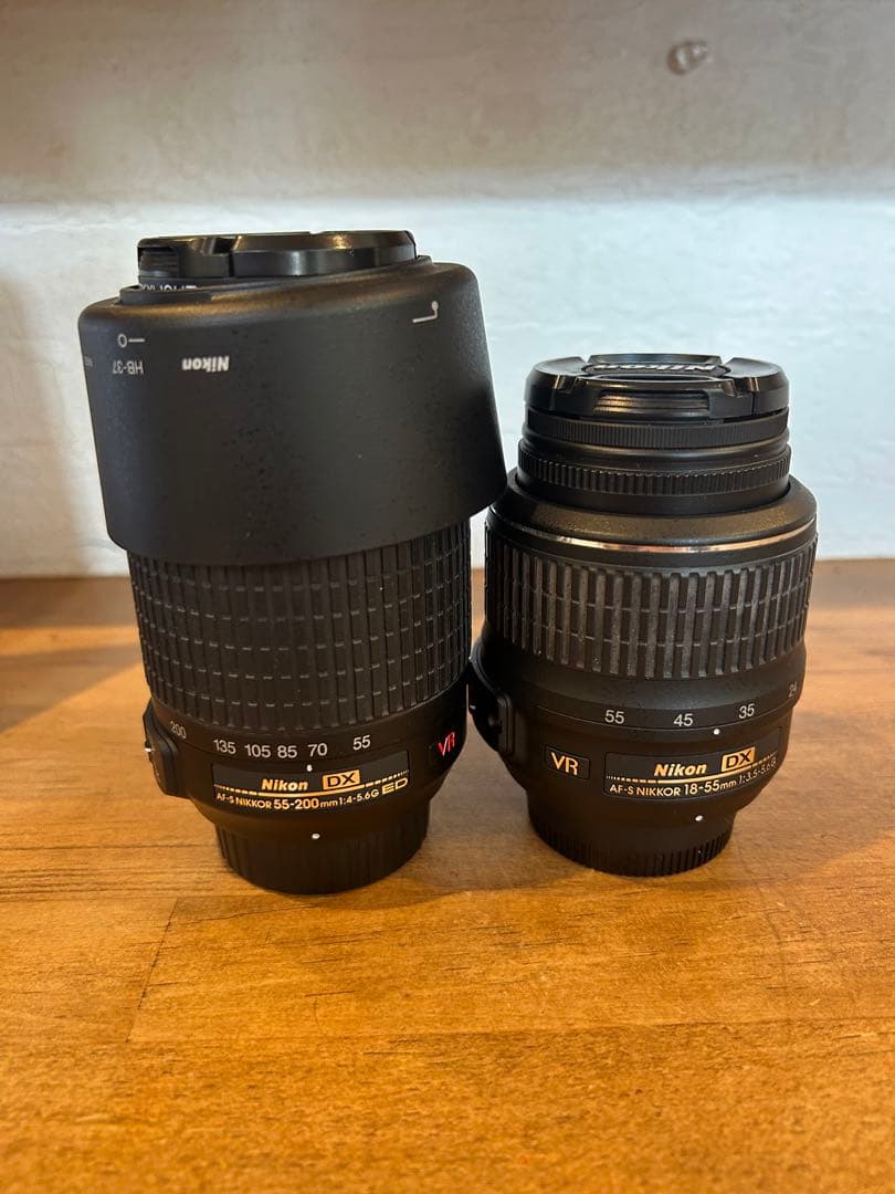Nikon AF-S DX 18-55mm & 55-200mm VR セット