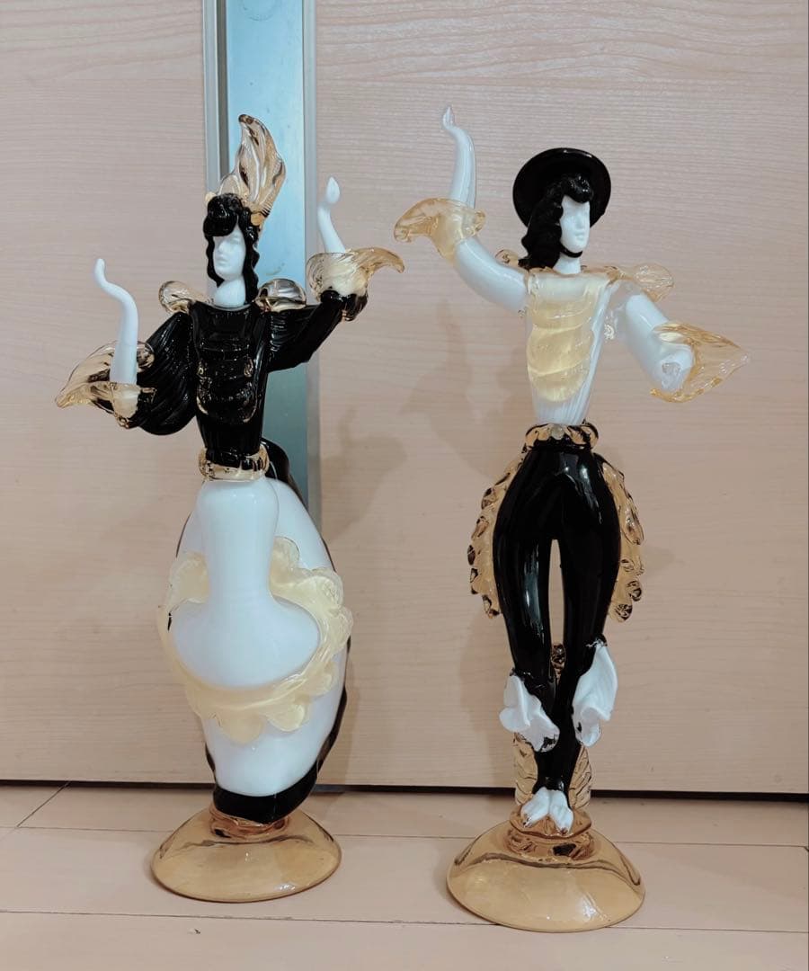 れ*い様 ベネチアンガラス　2体セット（北一硝子）