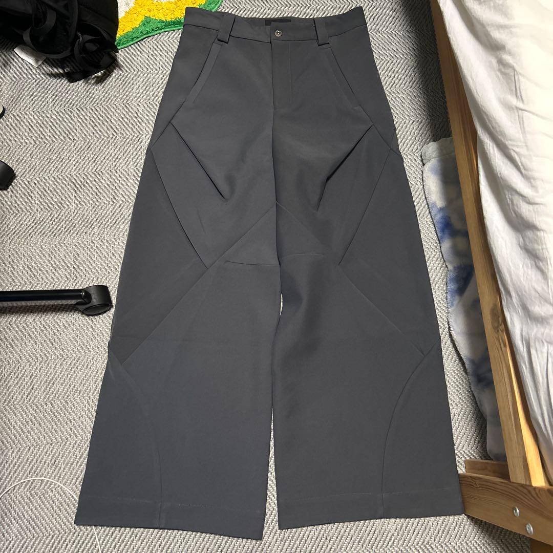 BAOVICTO グレー ワイドパンツ サイズ　L