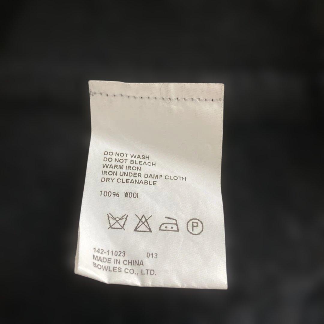 HYKE ハイク ウール　ポンチョ　ブラック