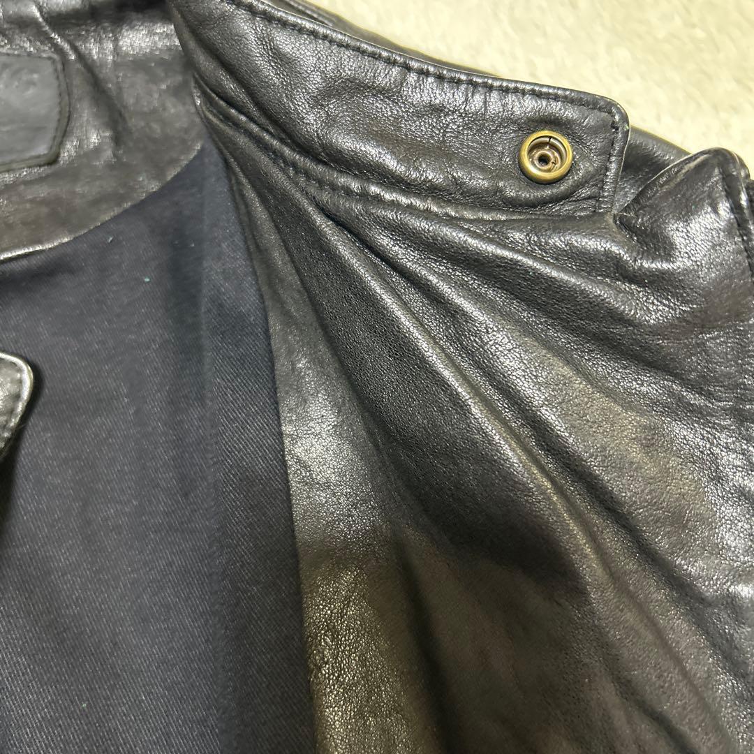 ヒステリックグラマー レザージャケット 山羊革 サイズfree ブラック