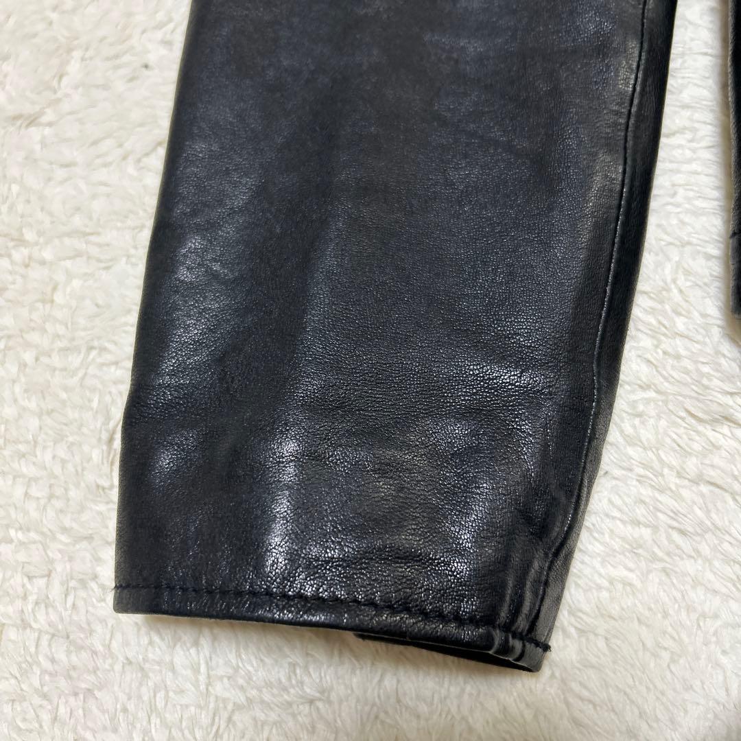 ヒステリックグラマー レザージャケット 山羊革 サイズfree ブラック