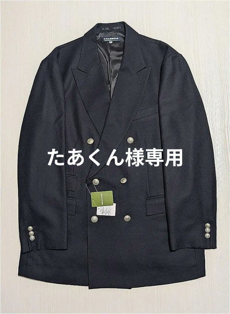 【新品】CAHLUMN/ Double Breasted Navy blazer