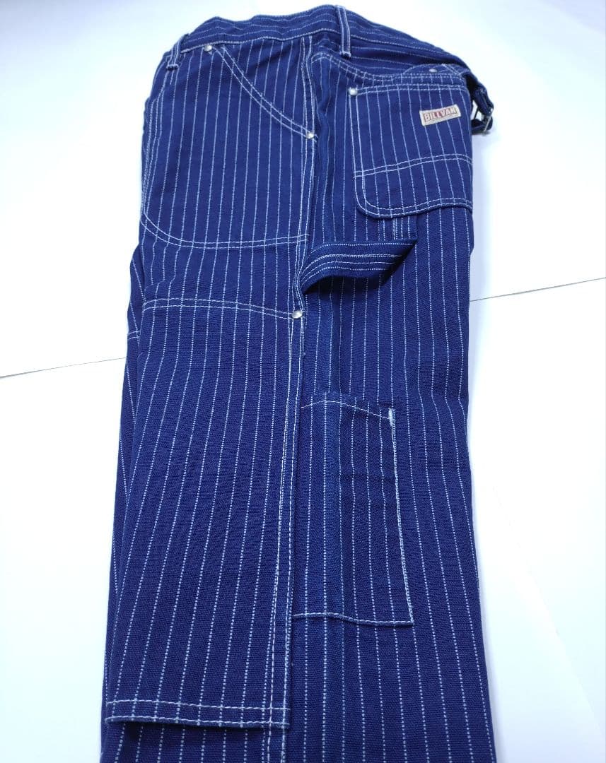 HOUSTON×BILLVAN 別注 ウォバッシュ ストライプ ダブルニー３０Ｒ