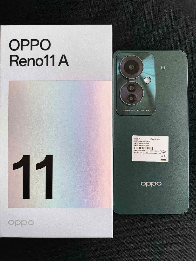 OPPO Reno 11A 本体 128GB ダークグリーン SIMフリー
