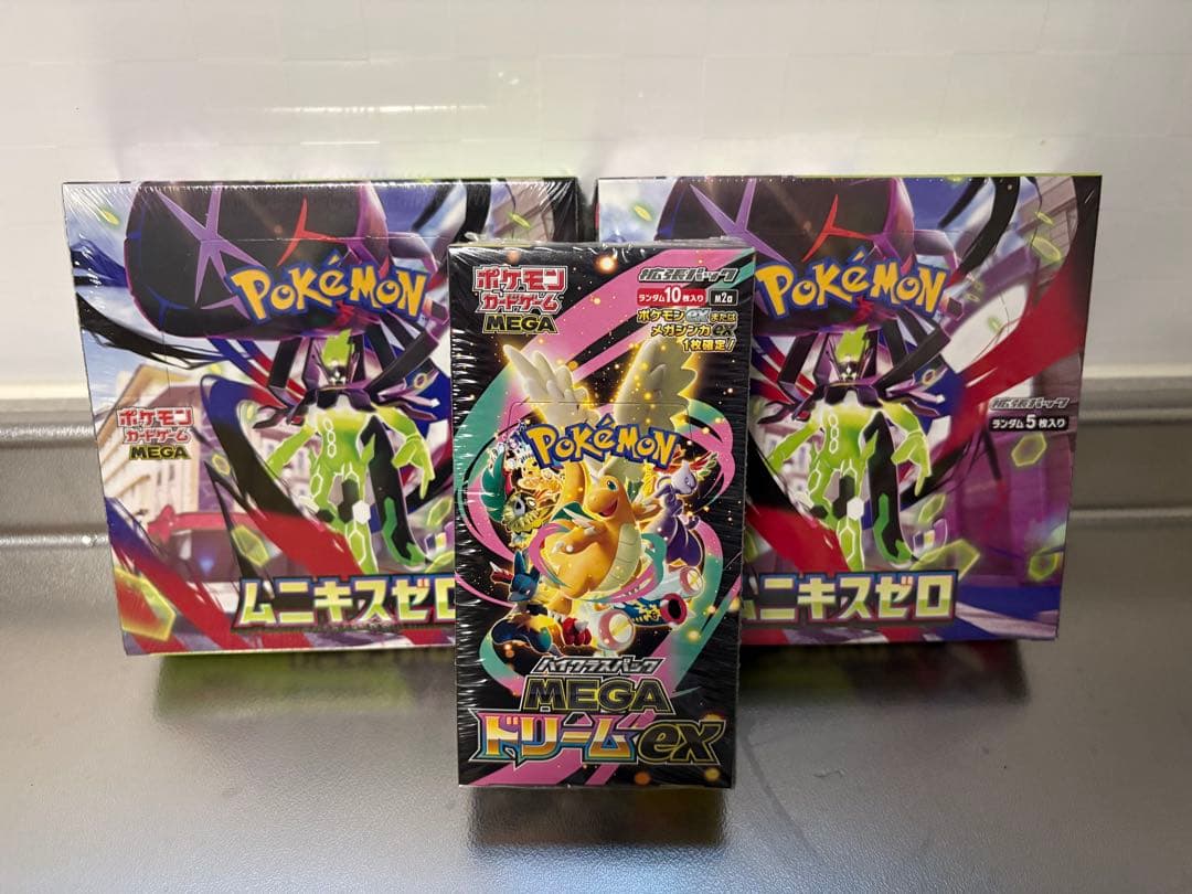 ポケモンカード　ムニキスゼロ 2BOX MEGAドリーム 1BOX シュリンク付