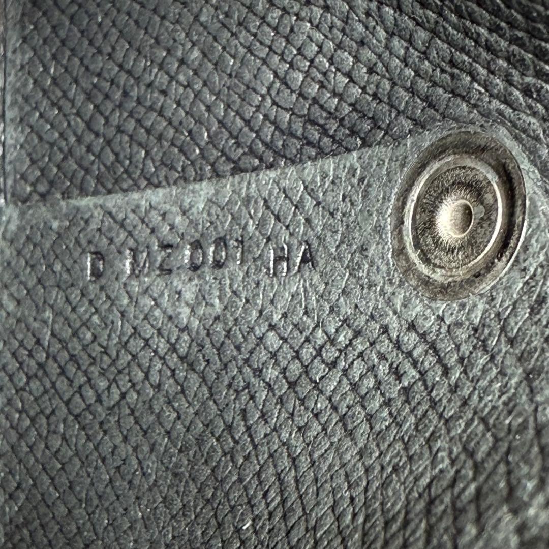 美品 エルメス バスティア ケース ブラック レザー D刻印 箱付き