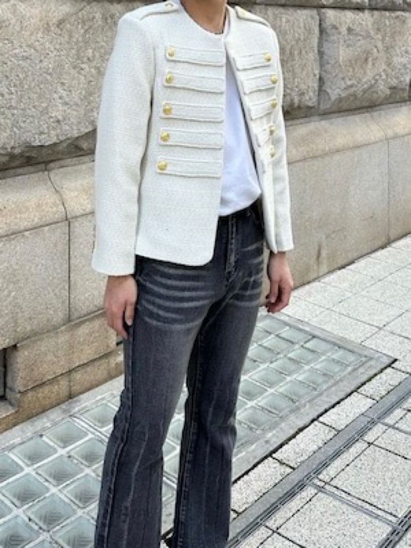 【定価22,800円】ALUDE SELECT デザインツイードジャケット