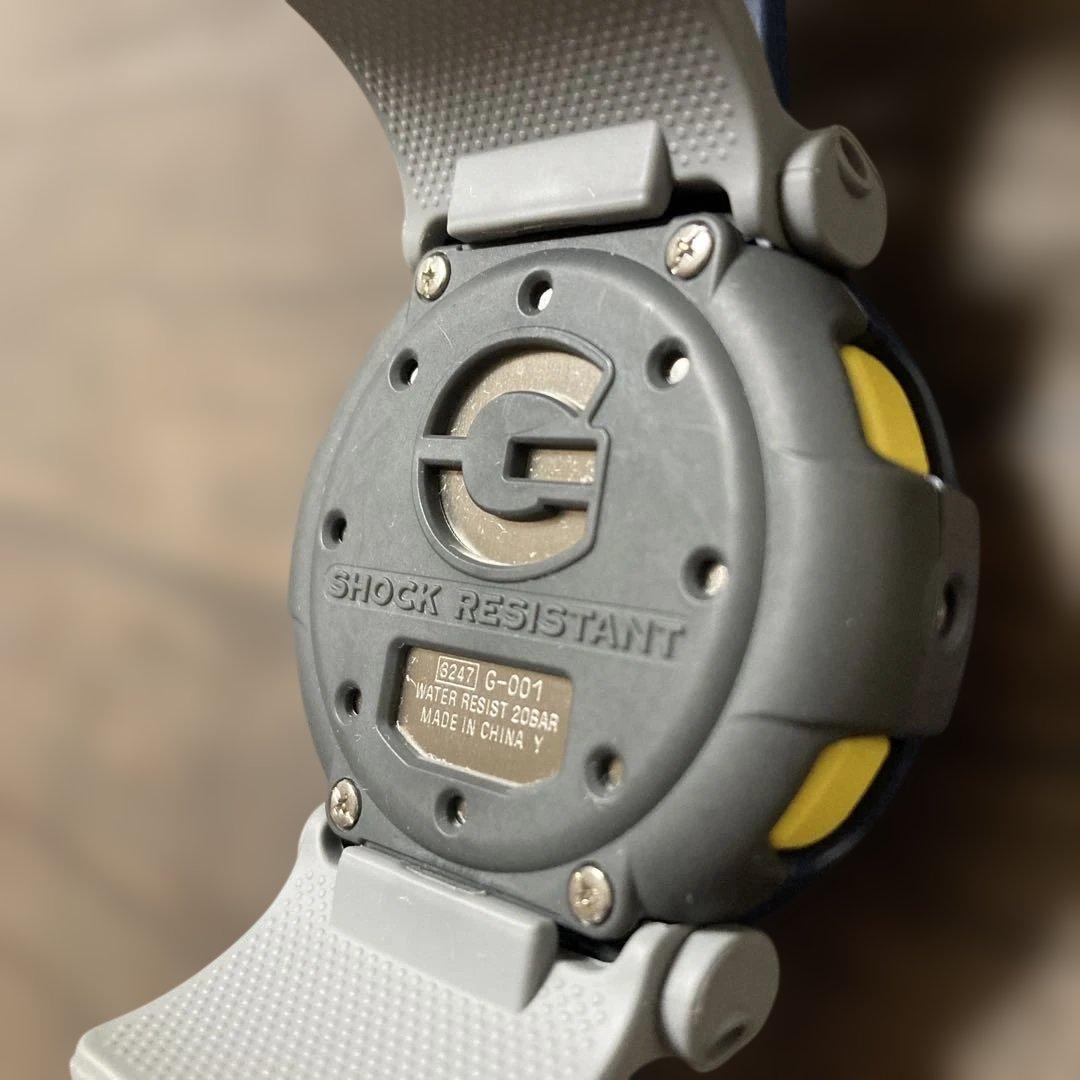 CASIO G-SHOCK G-001 復刻ジェイソン ネイビー×グレー