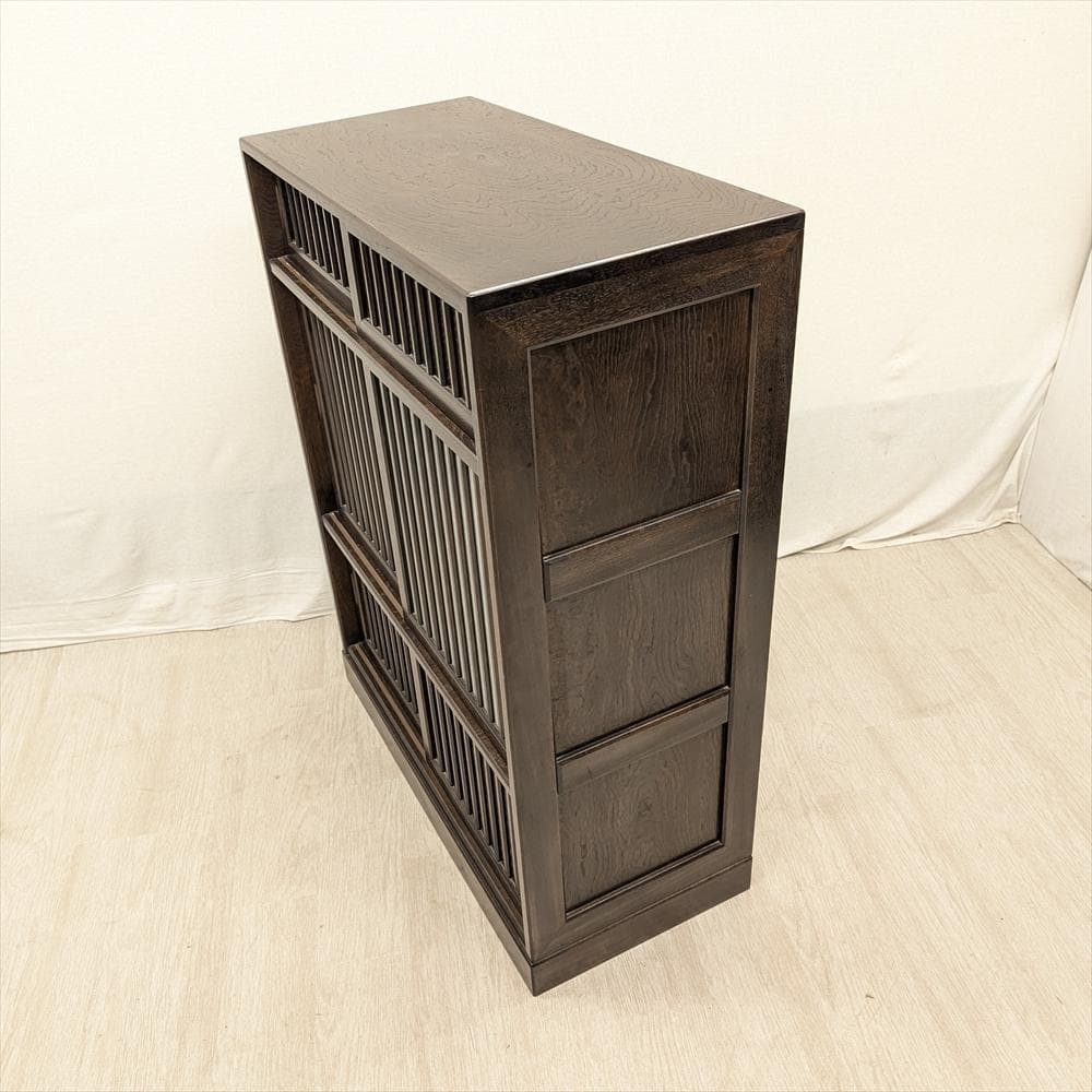 美品　民芸　引戸　水屋箪笥　食器棚　茶箪笥　茶棚　キャビネット　ダイニングボード