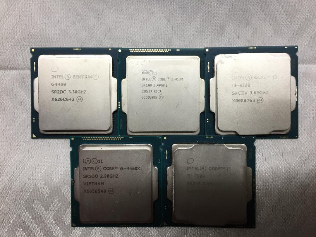 CPU PENTIUM i5 i3 5枚セット