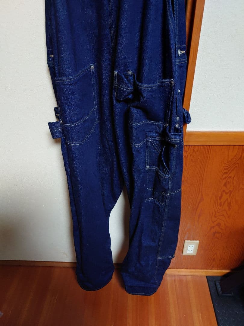 フリーホイーラーズ ウッズマンビブ オーバーオールズ14oz インディゴ デニム