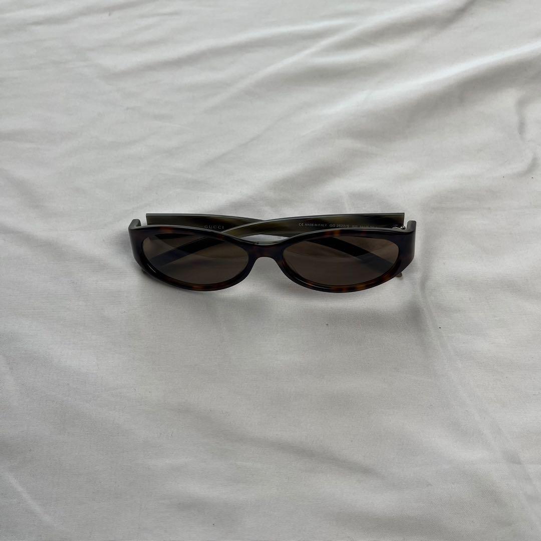 小物 Arcihive GUCCI oval sunglasses brown
