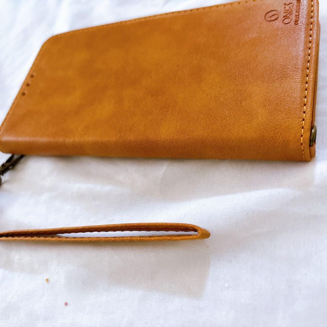 ☆iPhone12 Pro Max ケース レザーケース ライトブラウン