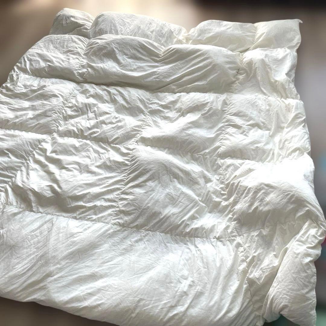 ニトリ　羽毛掛け布団　ダブルサイズ　掛け布団ダブル用カバー付き