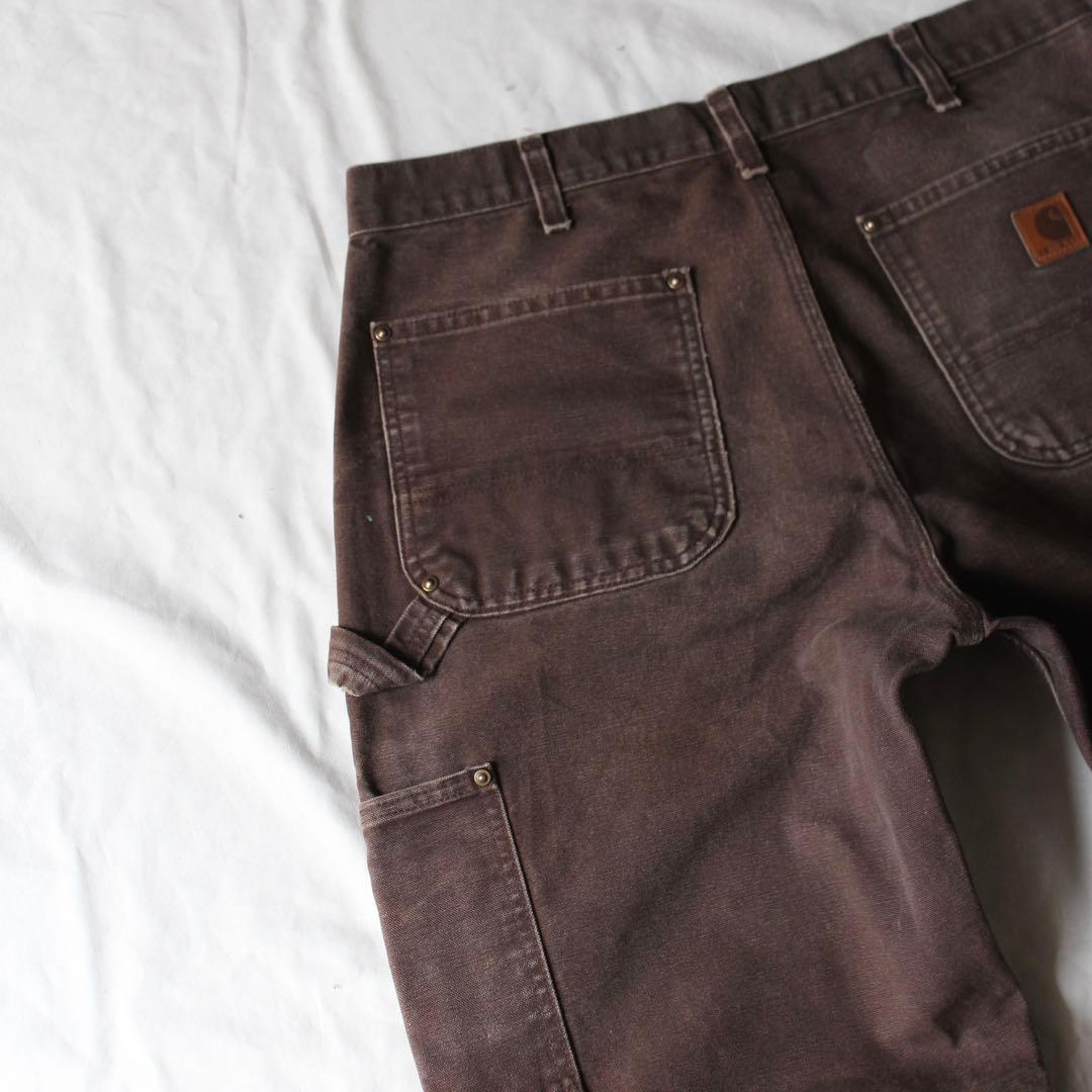 雰囲気系•神サイズ Carhartt ダブルニー ペインターパンツ DKB us