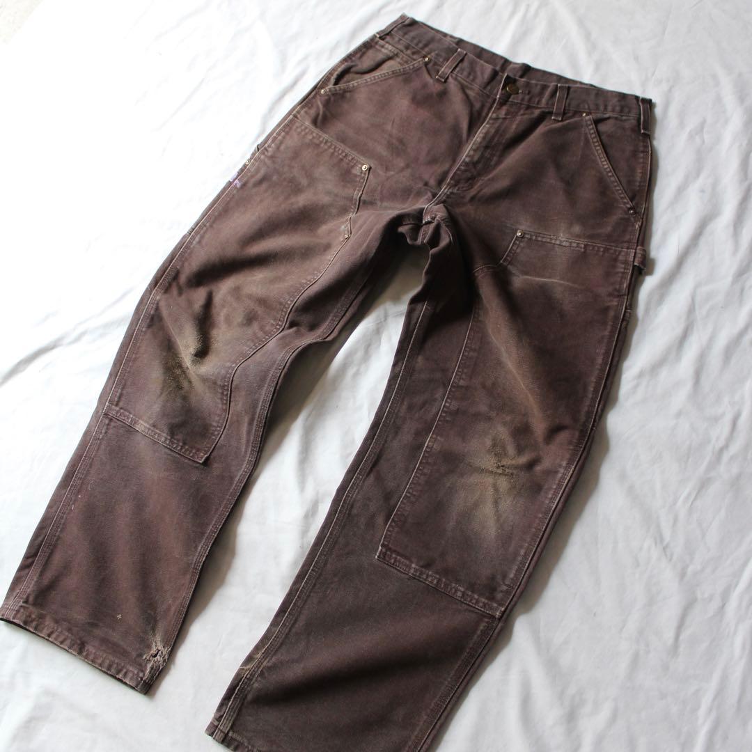 雰囲気系•神サイズ Carhartt ダブルニー ペインターパンツ DKB us