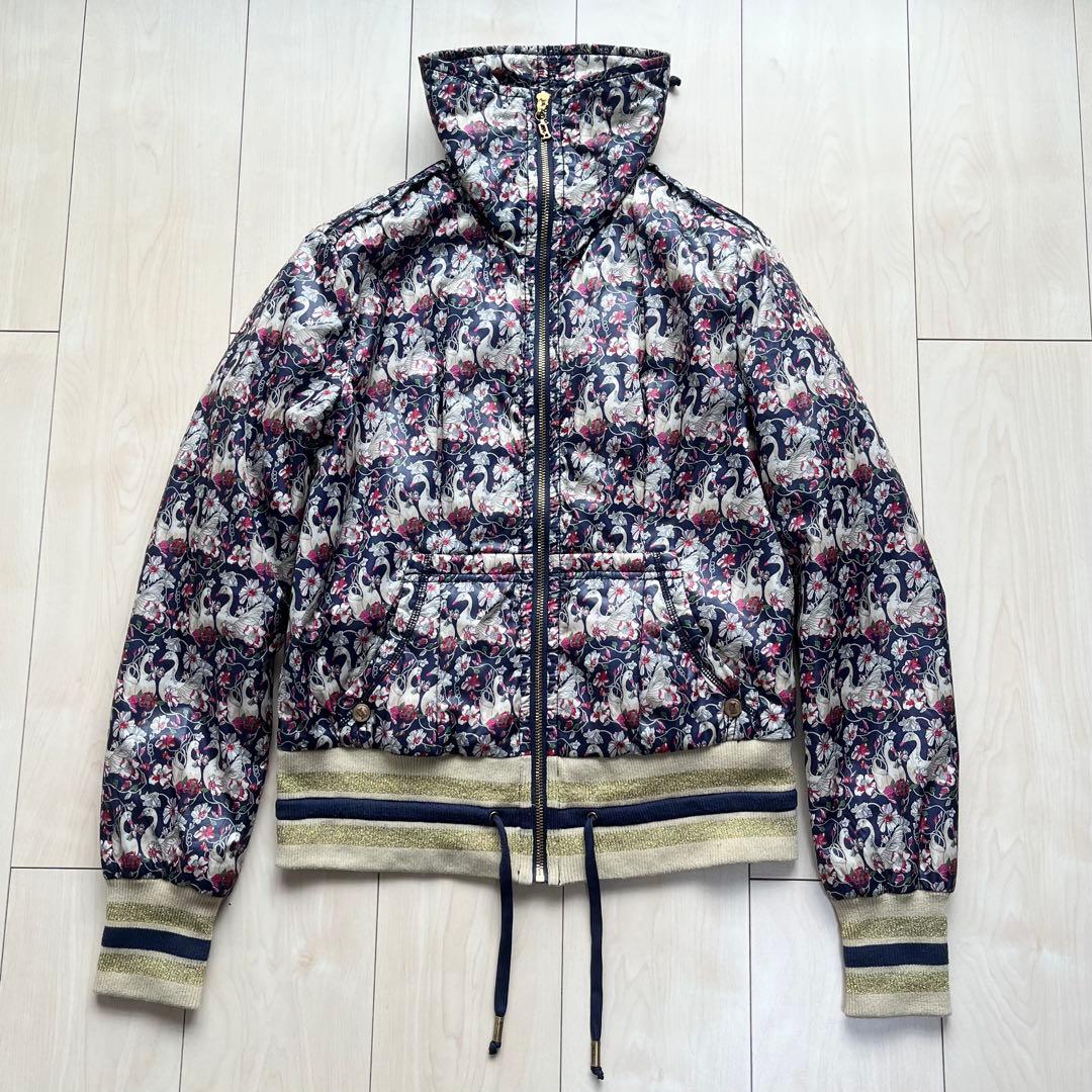 galliano ジョンガリアーノ 花柄 中綿ジャケット 42
