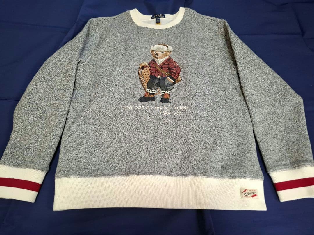 2025最新作ラルフローレンスエット　ポロベア トレーナー　ボーイズL160