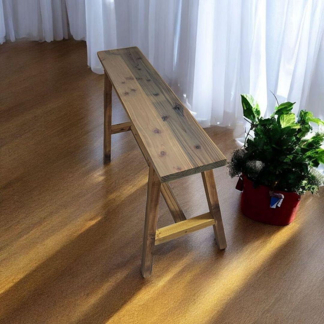 新生活を彩るシンプルな木製/ベンチ/スツールチェア