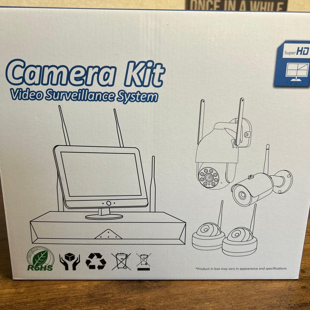 ❣️SALE❣️ 【 500万画素・信号強化】防犯カメラ 屋外 2台 モニター付き