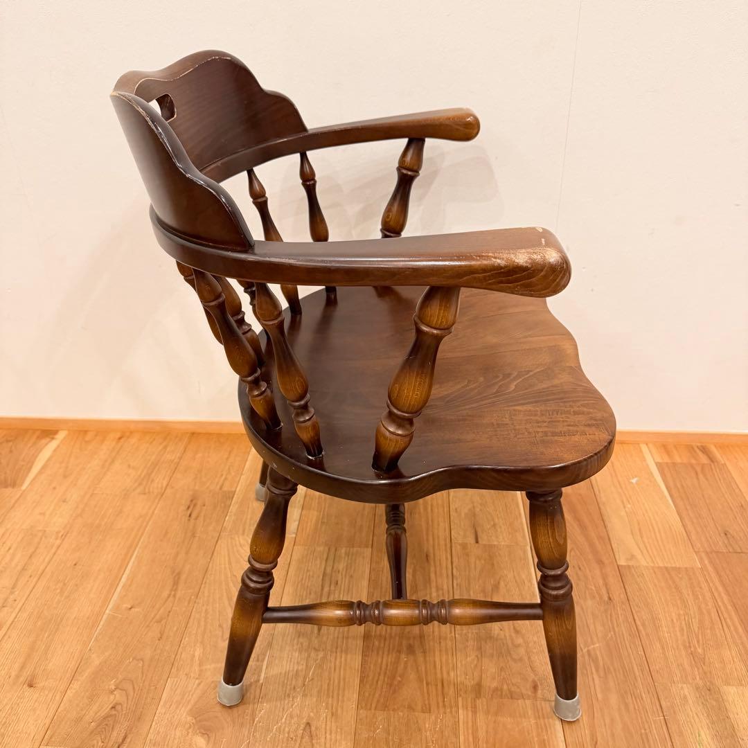 飛騨産業　キツツキ　木製　穂高 アームチェア　ウィンザーチェア イス 椅子