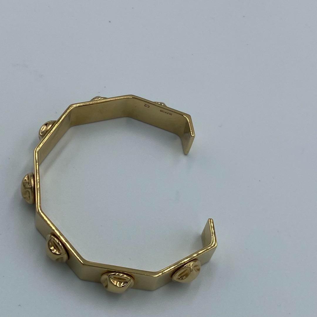 ！極美品！　セリーヌ　バングル　ゴールド　Oo1
