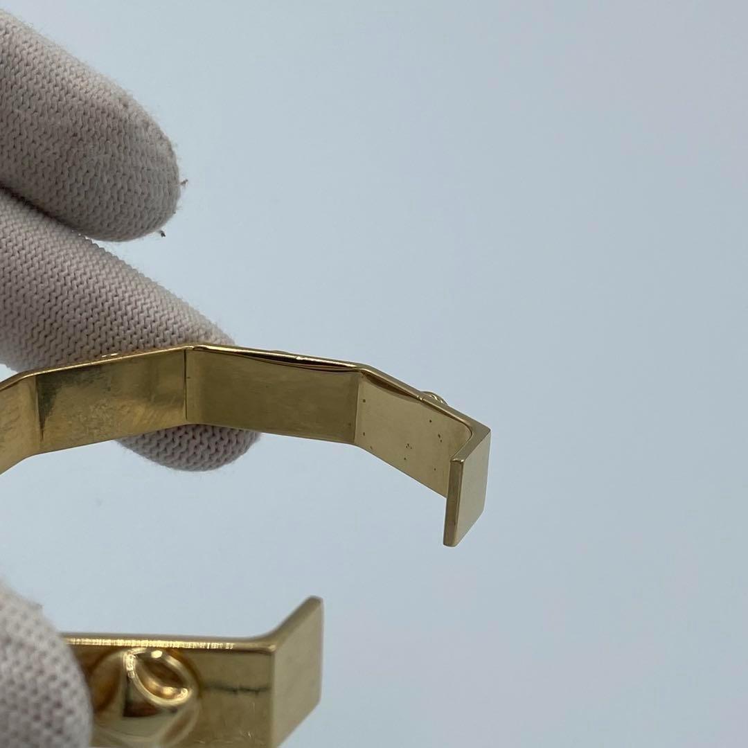 ！極美品！　セリーヌ　バングル　ゴールド　Oo1