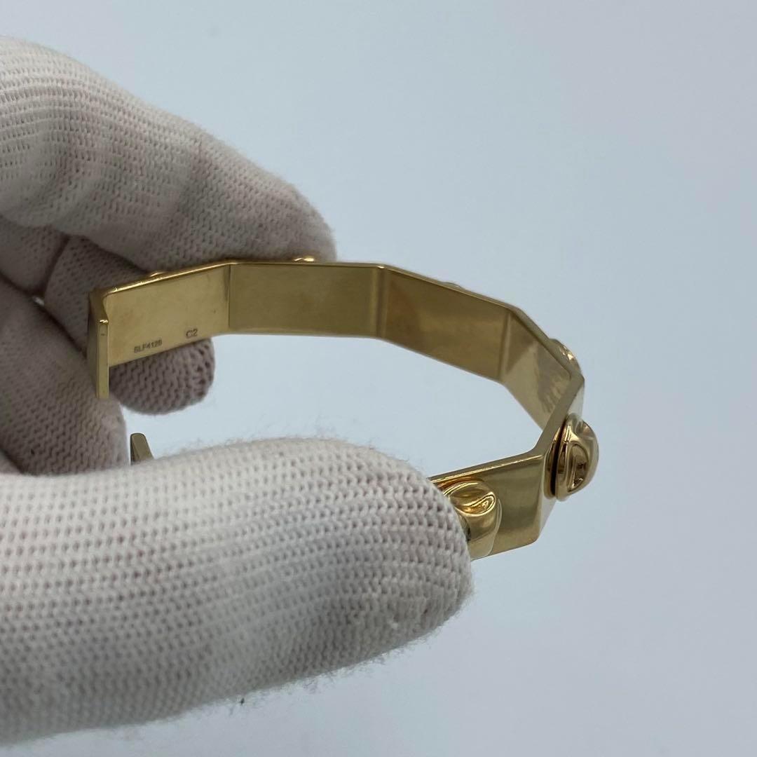 ！極美品！　セリーヌ　バングル　ゴールド　Oo1