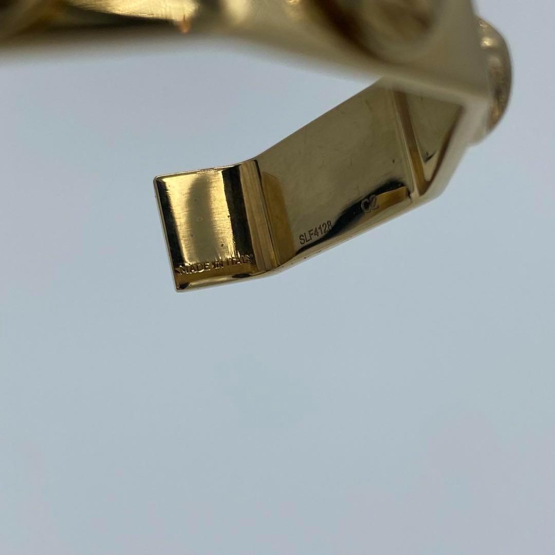 ！極美品！　セリーヌ　バングル　ゴールド　Oo1
