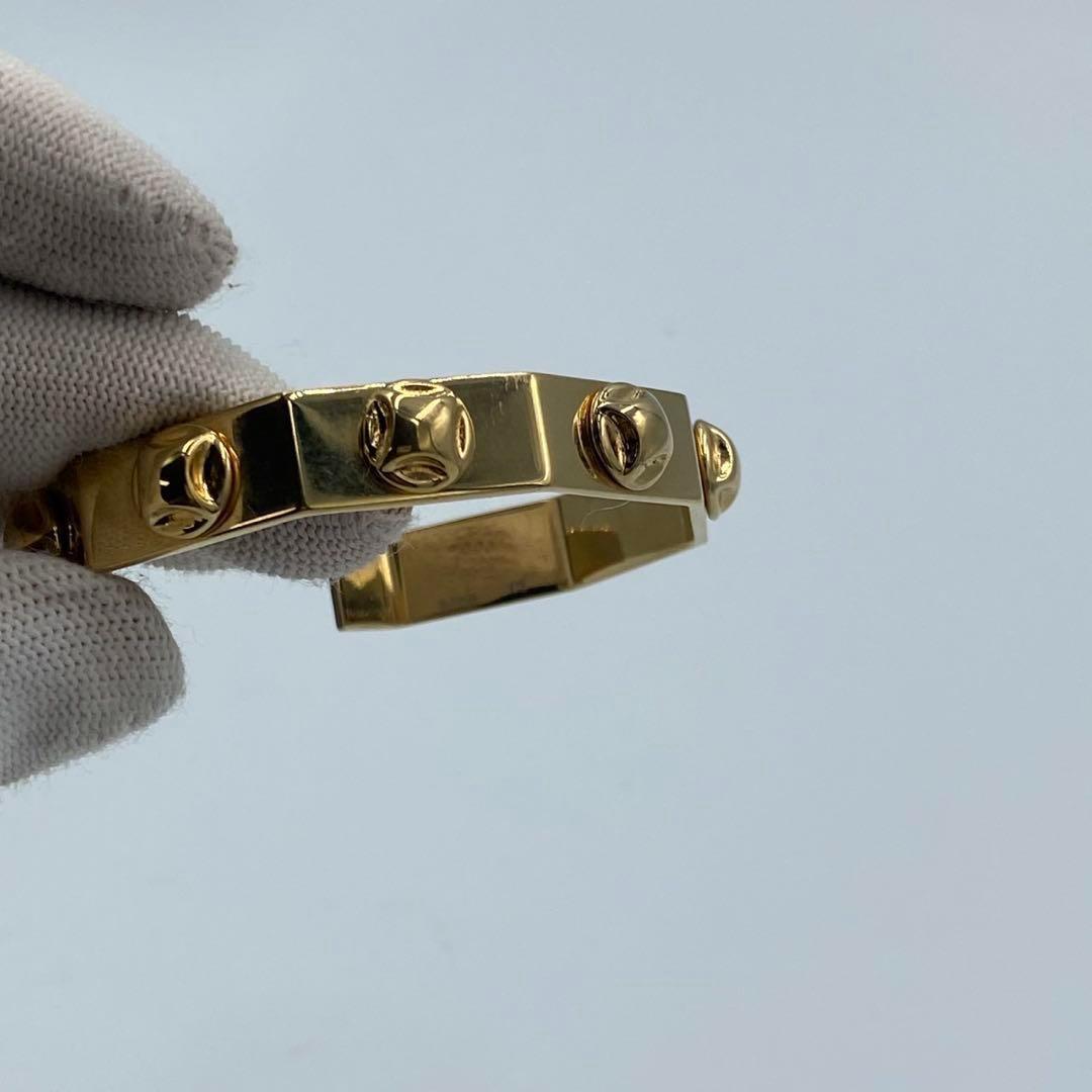 ！極美品！　セリーヌ　バングル　ゴールド　Oo1