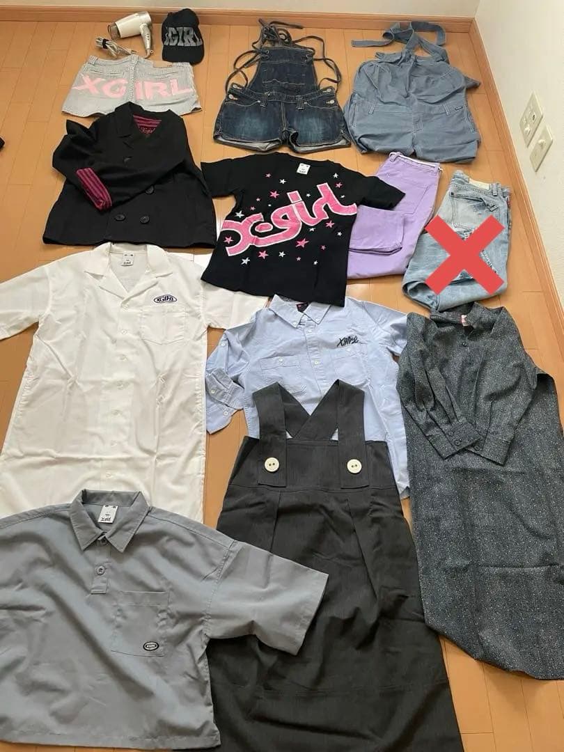 x-girl 断捨離おまとめ　ドライヤー含む14点