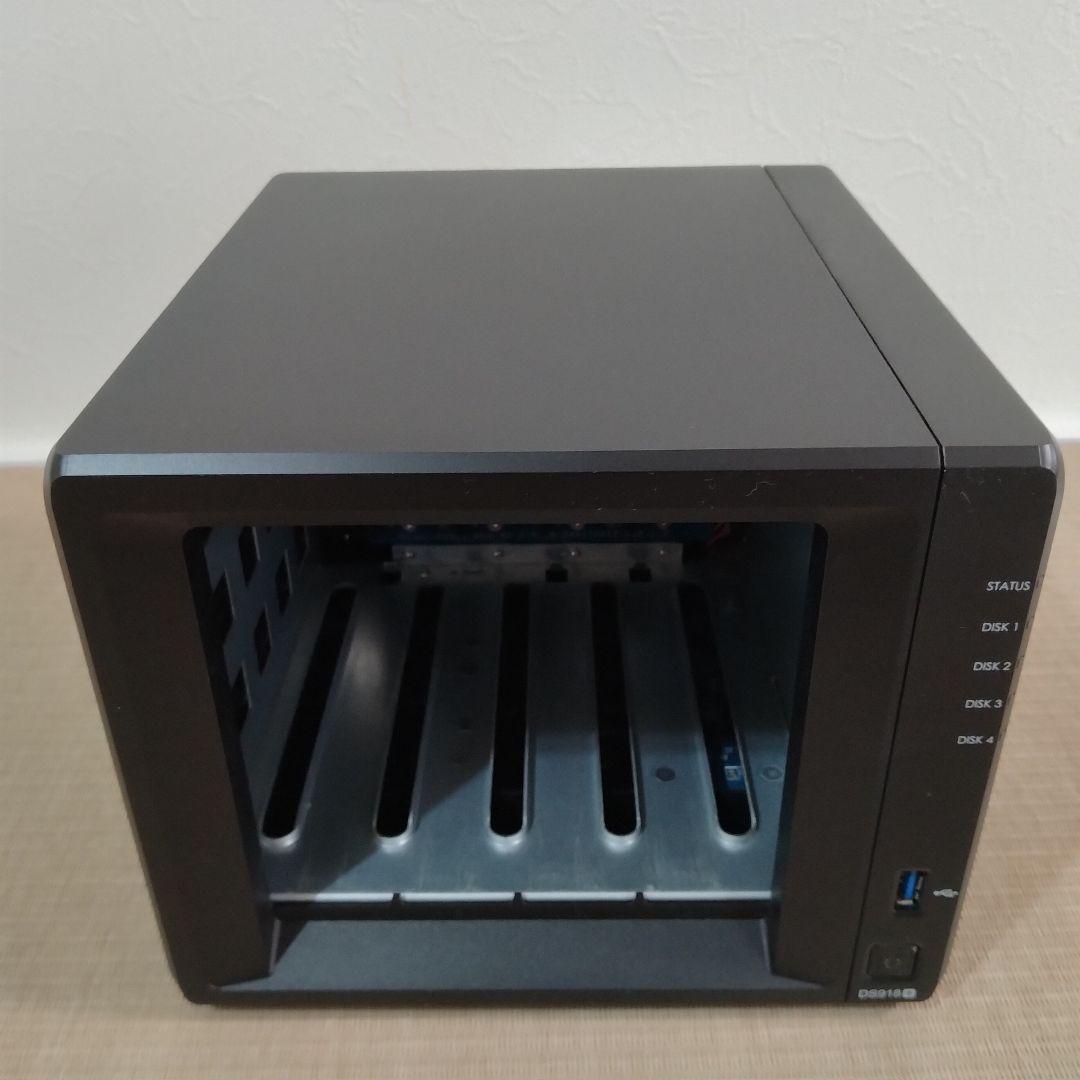 【箱有り美品】Synology DS918+ NAS 4ベイ【初期化済】