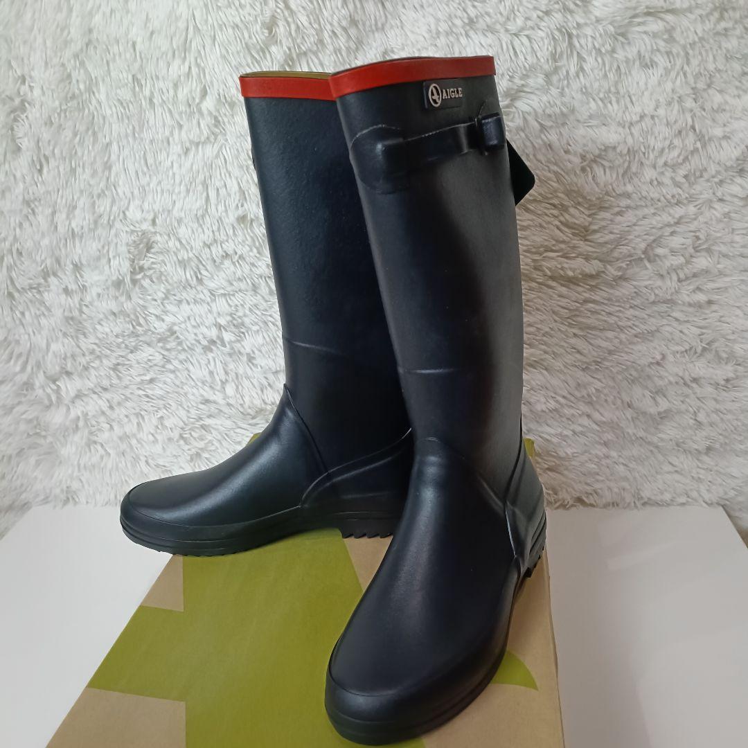 AIGLE CHANTEBELLE レインブーツ 38 タグ付 未使用